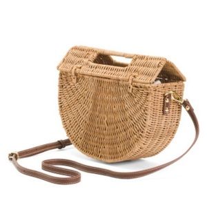 C&C California Handmade Rattan Convertible Purse